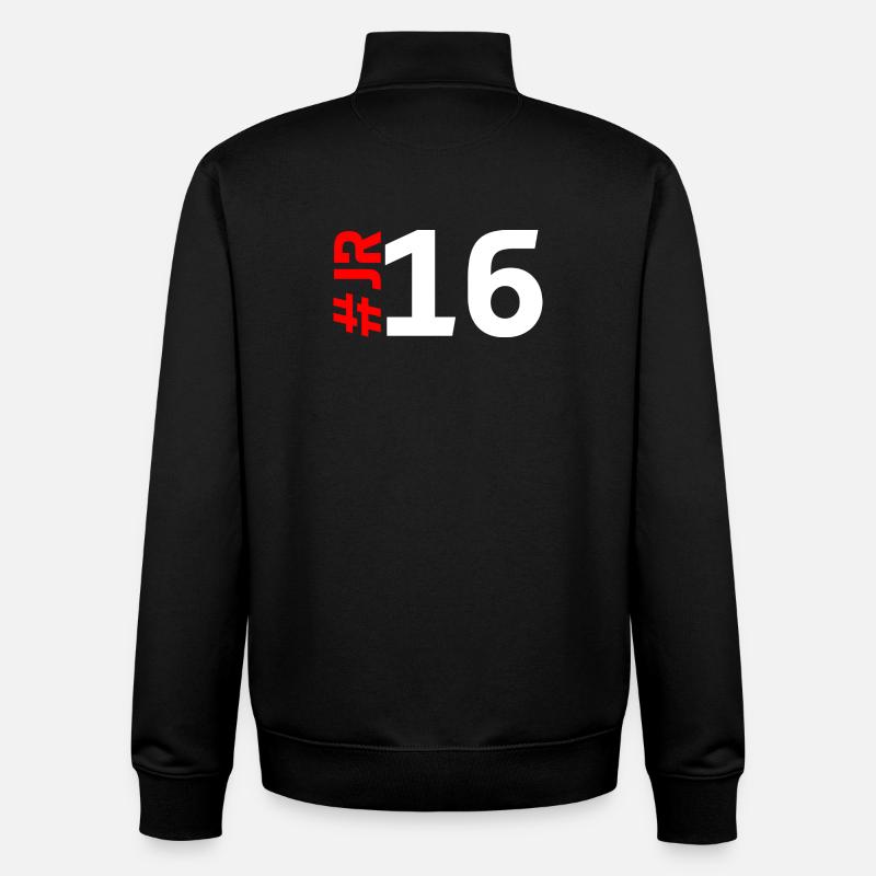 JR16 - Sweat zippé unisexe en coton bio Stanley/Stella - noir