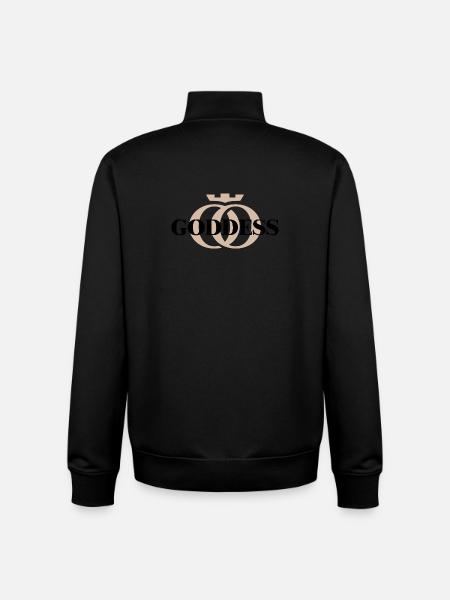GODDESS Oppoline Collection - Unisex Organic Zip Sweatshirt by Stanley/Stella - black