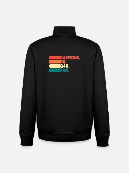 Pflege Krankenschwester Krankenhaus Geschenk - Unisex Organic Zip Sweatshirt von Stanley/Stella - Schwarz