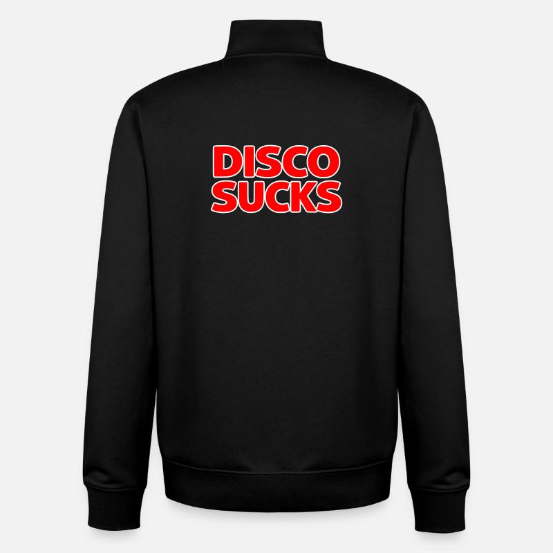 Disco ist - Unisex Organic Zip Sweatshirt von Stanley/Stella - Schwarz