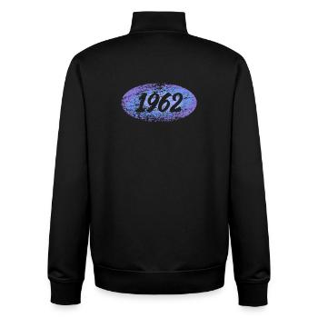 Recruit 1962 - Unisex Organic Zip Sweatshirt by Stanley/Stella - black - Back - AI Model Male 185 light (185cm)