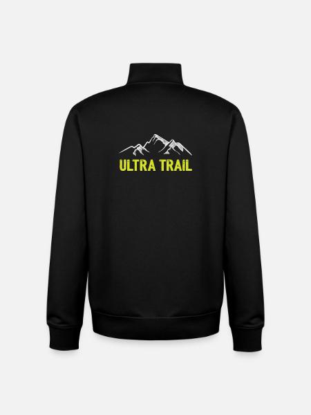 Ultra Trail - Unisex Organic Zip Sweatshirt by Stanley/Stella - black