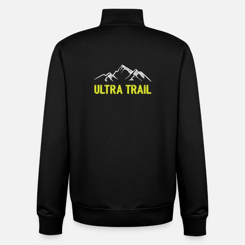 Ultra Trail - Unisex Organic Zip Sweatshirt von Stanley/Stella - Schwarz