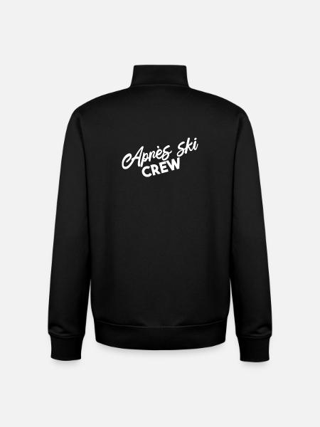 Après Ski Crew Party Vibes - Unisex Organic Zip Sweatshirt by Stanley/Stella - black