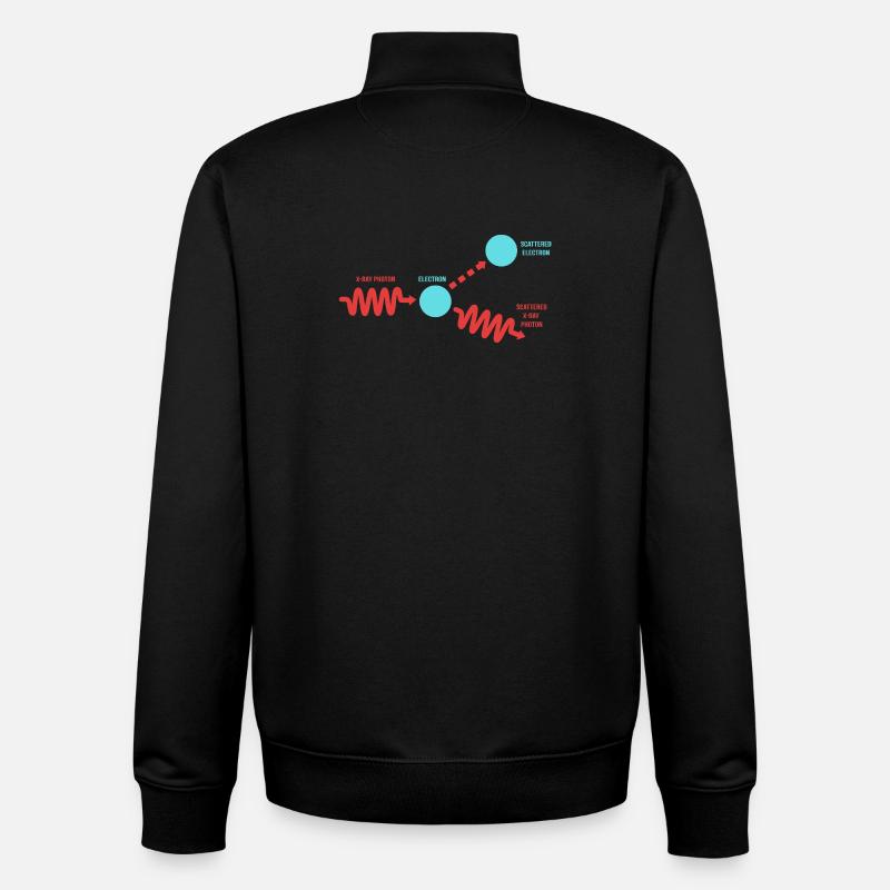 Quantum Physics Quantum Mechanics Quantum Leap - Unisex Organic Zip Sweatshirt by Stanley/Stella - black