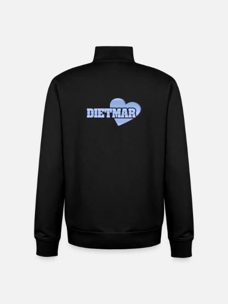 Gold Dietmar - Unisex Organic Zip Sweatshirt von Stanley/Stella - Schwarz