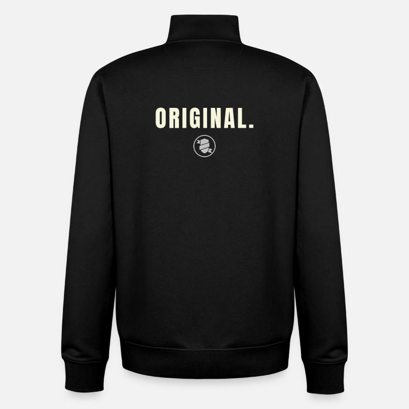 Original. Success Edition - Silver Shield - Unisex Organic Zip Sweatshirt von Stanley/Stella - Schwarz