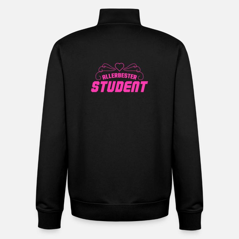Allerbester Student - Unisex Organic Zip Sweatshirt von Stanley/Stella - Schwarz