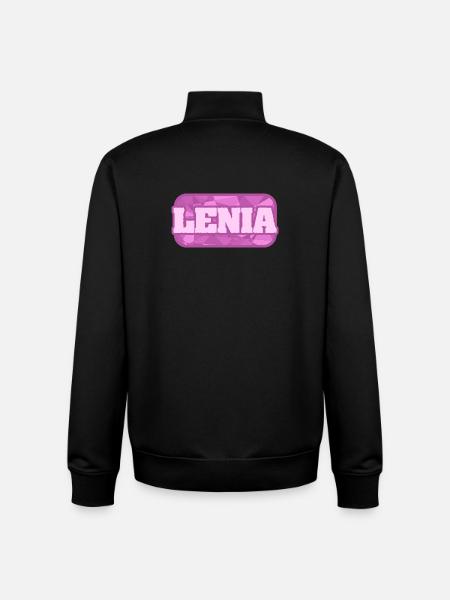 Gift for Lenia - Unisex Organic Zip Sweatshirt by Stanley/Stella - black