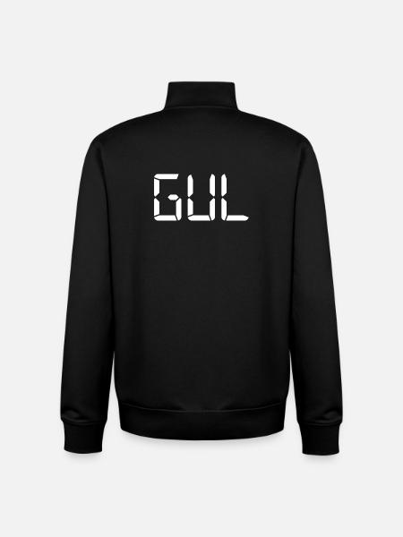 Jaune - LCD - Sweat zippé unisexe en coton bio Stanley/Stella - noir