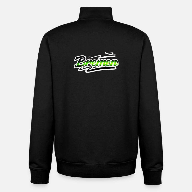 Bremen - Unisex Organic Zip Sweatshirt von Stanley/Stella - Schwarz