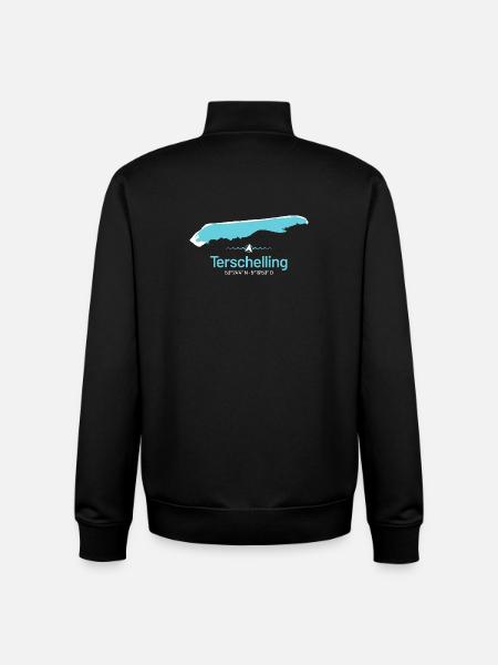 Terschelling | Design map - Unisex Organic Zip Sweatshirt by Stanley/Stella - black