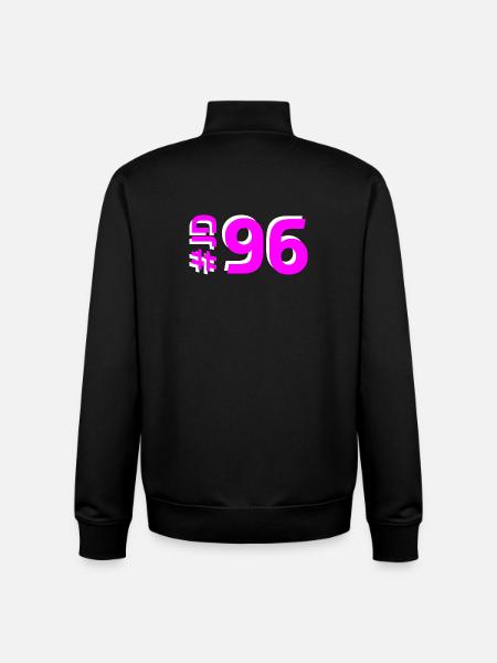 JD96 - Sweat zippé unisexe en coton bio Stanley/Stella - noir