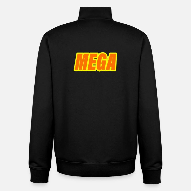 MEGA - Unisex Organic Zip Sweatshirt von Stanley/Stella - Schwarz