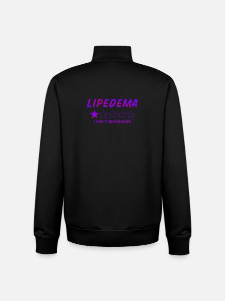 Lipedema Rating - Unisex Organic Zip Sweatshirt by Stanley/Stella - black