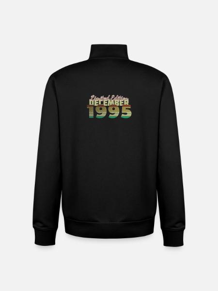 Édition limitée 30e anniversaire (SCR) 12/1995 - Sweat zippé unisexe en coton bio Stanley/Stella - noir