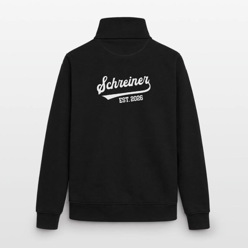 Carpenter 2026 Apprenticeship Profession Carpentry Apprentice Unisex Organic Zip Sweatshirt by Stanley/Stella