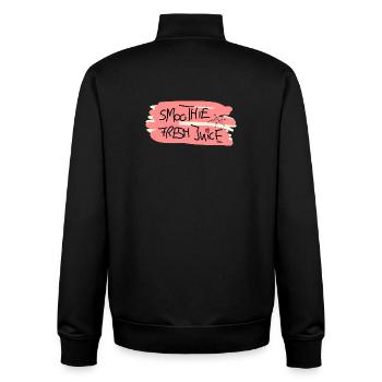 I Love Smoothies Juice Saft Frucht Kinder - Unisex Organic Zip Sweatshirt von Stanley/Stella - Schwarz - Hinten - AI Model Male 185 light (185cm)