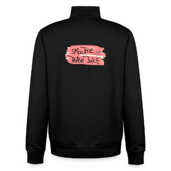 I Love Smoothies Juice Saft Frucht Kinder - Unisex Organic Zip Sweatshirt von Stanley/Stella - Schwarz - Hinten - AI Model Male 185 light (185cm)