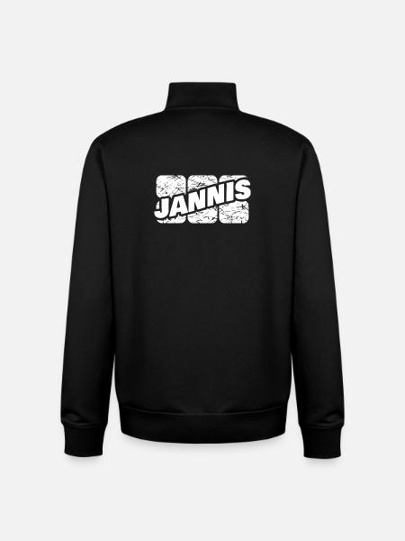 Jannis - Unisex Organic Zip Sweatshirt by Stanley/Stella - black