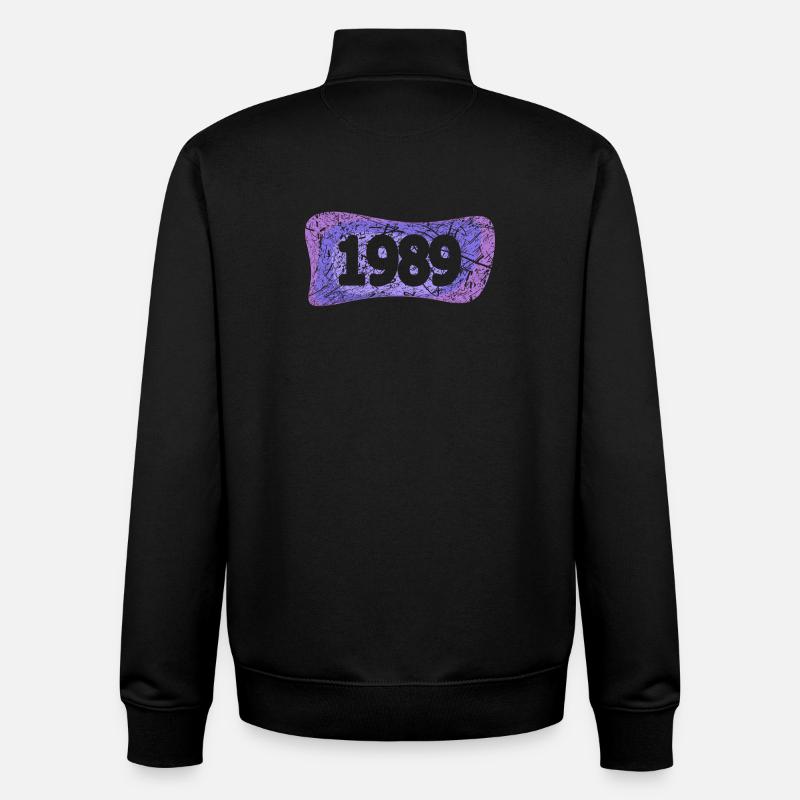 Class reunion 1989 - Unisex Organic Zip Sweatshirt by Stanley/Stella - black