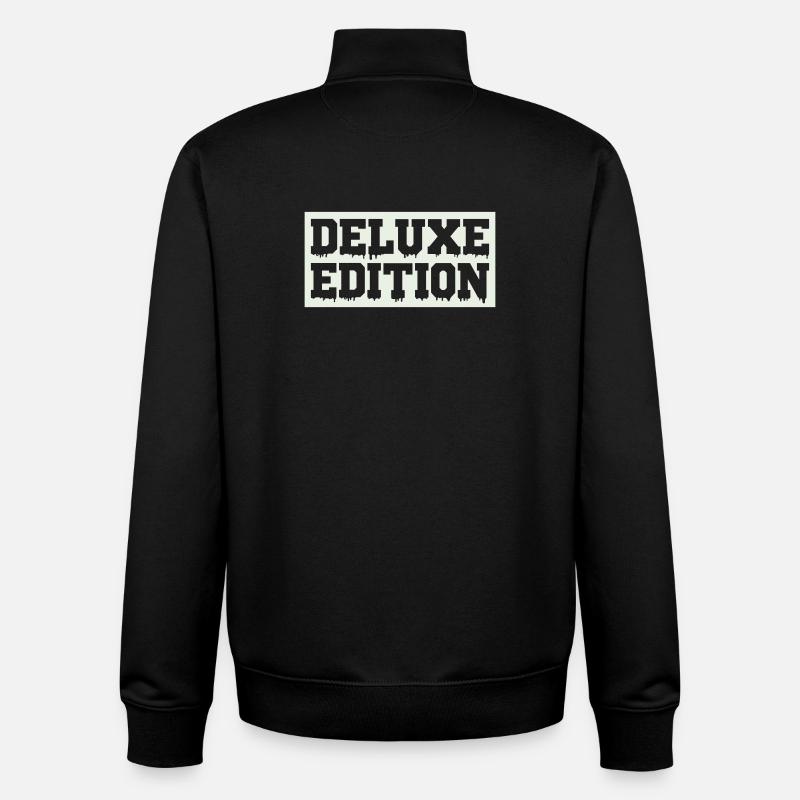deluxe_edition- - Sweat zippé unisexe en coton bio Stanley/Stella - noir