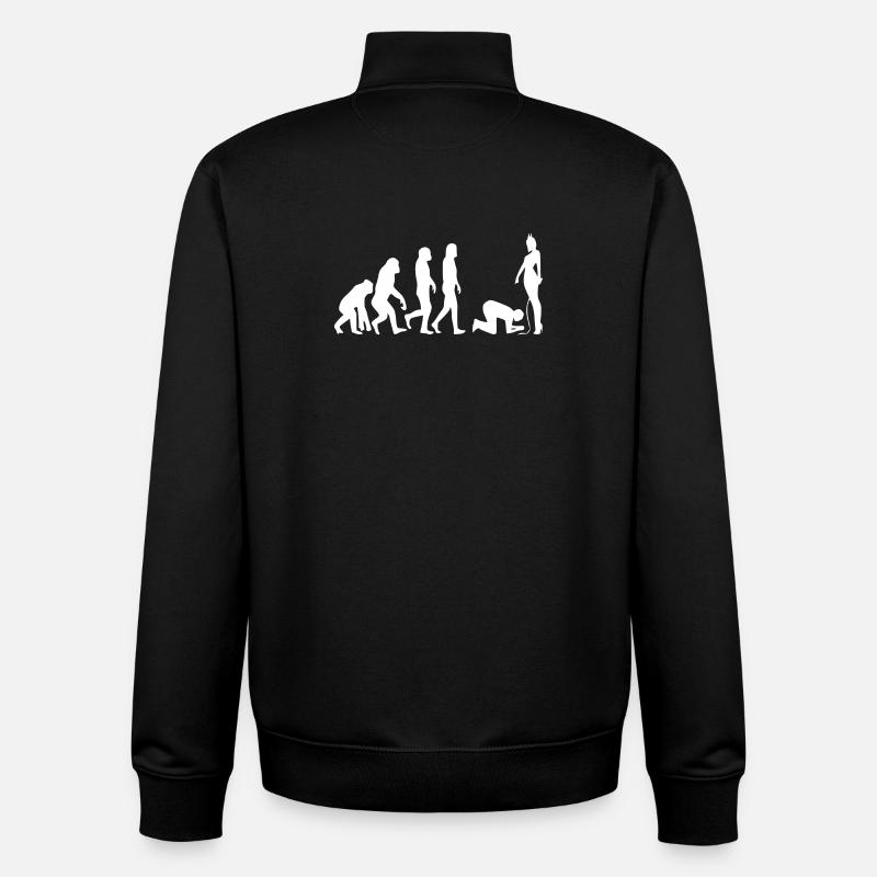 Homme évolution - Sweat zippé unisexe en coton bio Stanley/Stella - noir