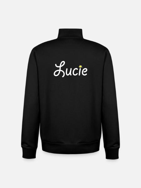 Lucie - Unisex Organic Zip Sweatshirt by Stanley/Stella - black