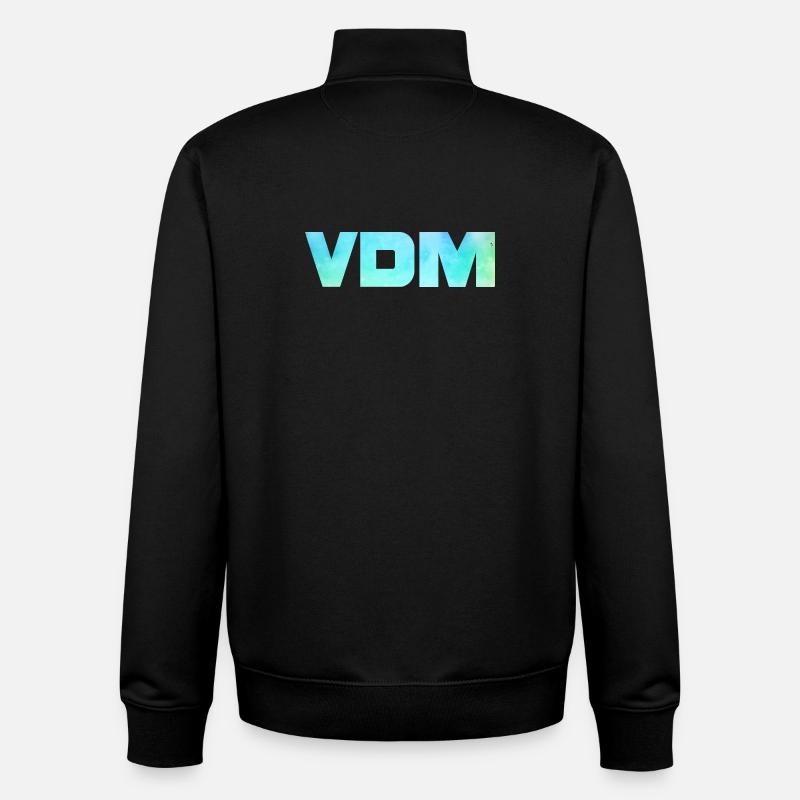 VDM - Unisex Organic Zip Sweatshirt by Stanley/Stella - black