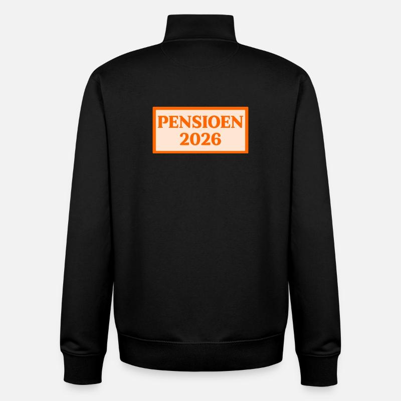 Pensions 2026 - Unisex Organic Zip Sweatshirt by Stanley/Stella - black
