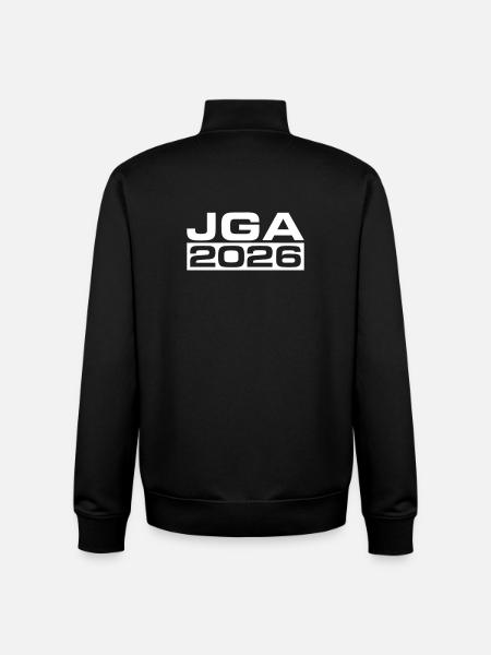 Jga 2026 Bachelor Party - Unisex Organic Zip Sweatshirt by Stanley/Stella - black