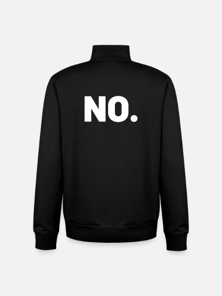 NO. - Unisex Organic Zip Sweatshirt by Stanley/Stella - black