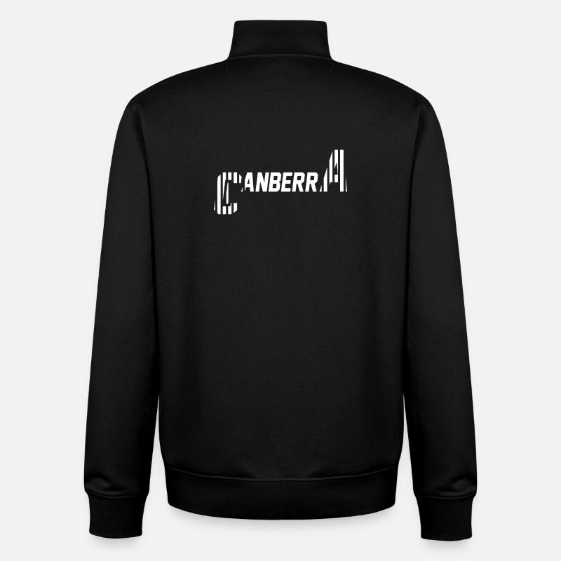 Canberra - Unisex Organic Zip Sweatshirt by Stanley/Stella - black