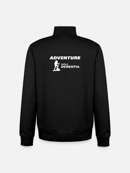 CLIMBING ADVENTURE - Unisex Organic Zip Sweatshirt by Stanley/Stella - black