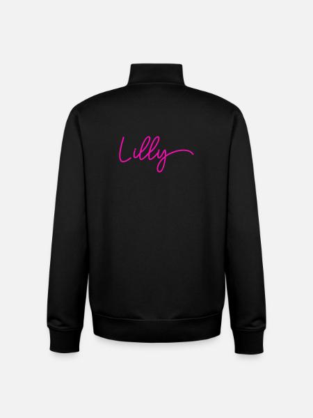 Lilly - Sweat zippé unisexe en coton bio Stanley/Stella - noir