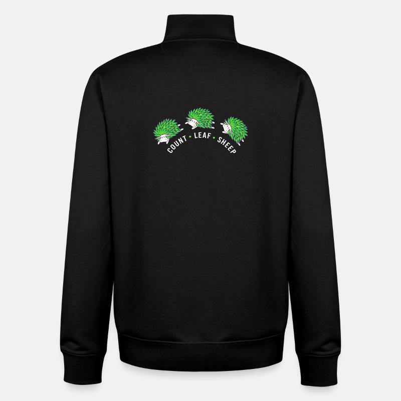escargot - Sweat zippé unisexe en coton bio Stanley/Stella - noir