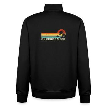 Kreuzfahrt im Kreuzfahrtmodus im tropischen Sommerurlaub - Unisex Organic Zip Sweatshirt von Stanley/Stella - Schwarz - Hinten - AI Model Male 185 light (185cm)