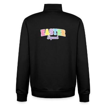 Easter Squad Egg Hunt - Unisex Organic Zip Sweatshirt von Stanley/Stella - Schwarz - Hinten - AI Model Male 185 light (185cm)