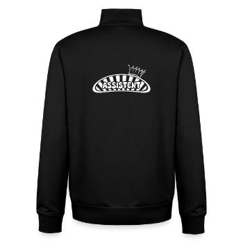 Assistent als Job - Unisex Organic Zip Sweatshirt von Stanley/Stella - Schwarz - Hinten - AI Model Male 185 light (185cm)
