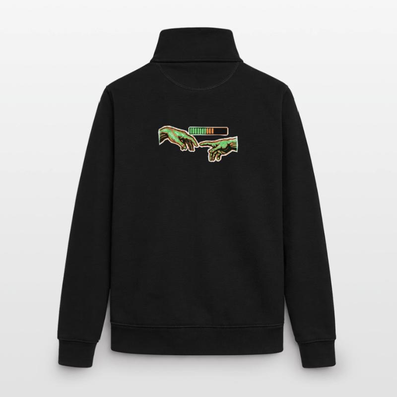 Human Connection Loading Unisex Organic Zip Sweatshirt von Stanley/Stella