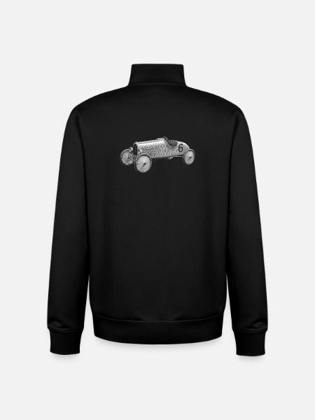 Children's vehicle - Unisex Organic Zip Sweatshirt by Stanley/Stella - black