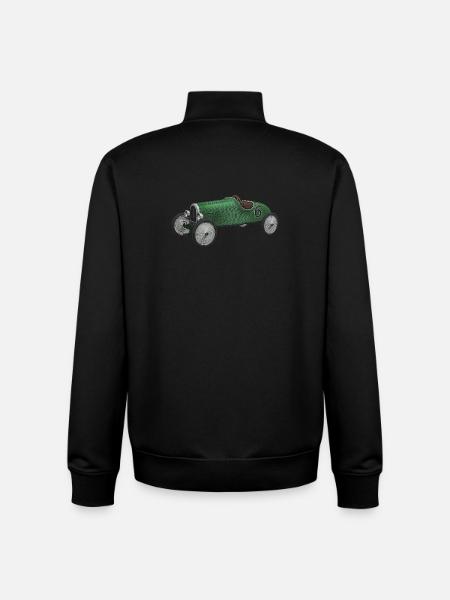 Children's vehicle - Unisex Organic Zip Sweatshirt by Stanley/Stella - black