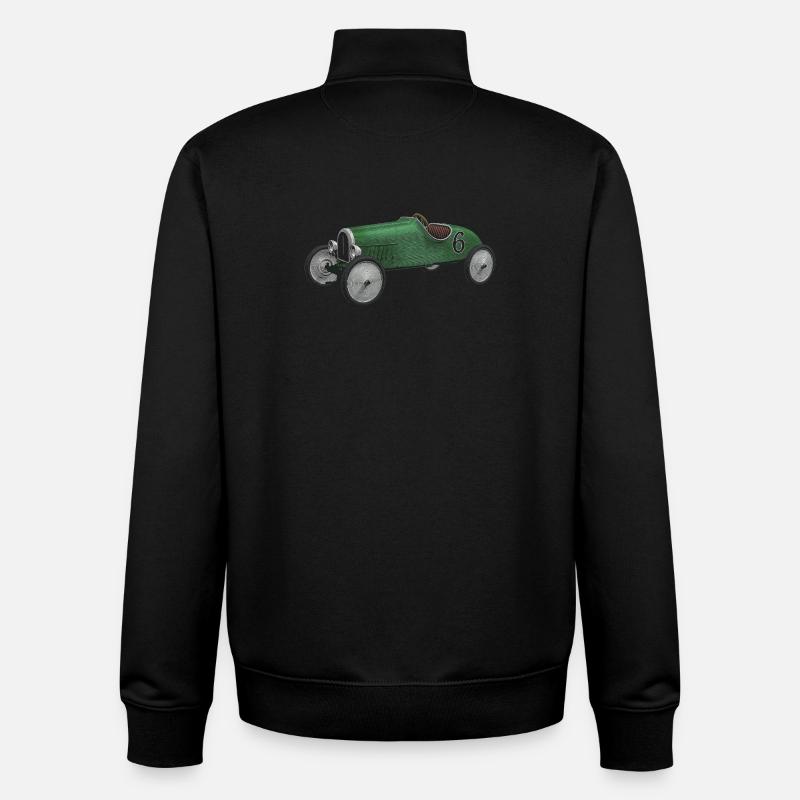 Véhicule pour enfants - Sweat zippé unisexe en coton bio Stanley/Stella - noir