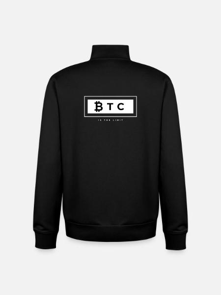 BTC IS THE LIMIT - Sweat zippé unisexe en coton bio Stanley/Stella - noir