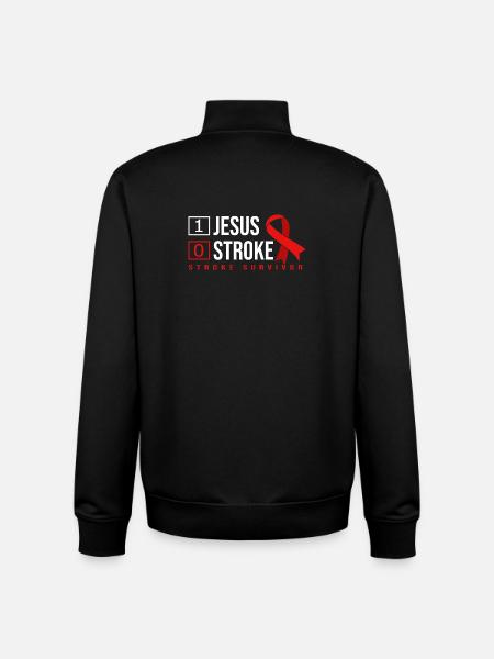 Stroke Stroke - Unisex Organic Zip Sweatshirt by Stanley/Stella - black