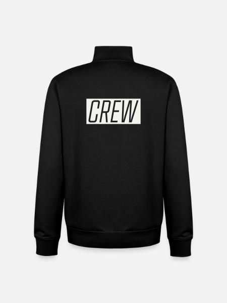 Crew - Unisex Organic Zip Sweatshirt von Stanley/Stella - Schwarz