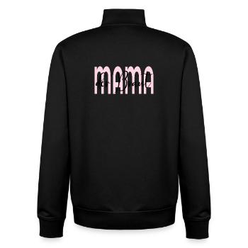 Wedding Mom of the Bride - Unisex Organic Zip Sweatshirt by Stanley/Stella - black - Back - AI Model Male 185 light (185cm)