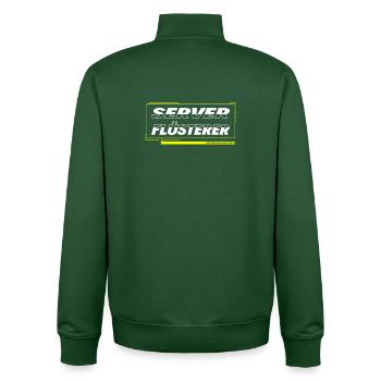 Server Flüsterer - Unisex Organic Zip Sweatshirt von Stanley/Stella - Flaschengrün - Hinten - AI Model Male 185 dark (185cm)