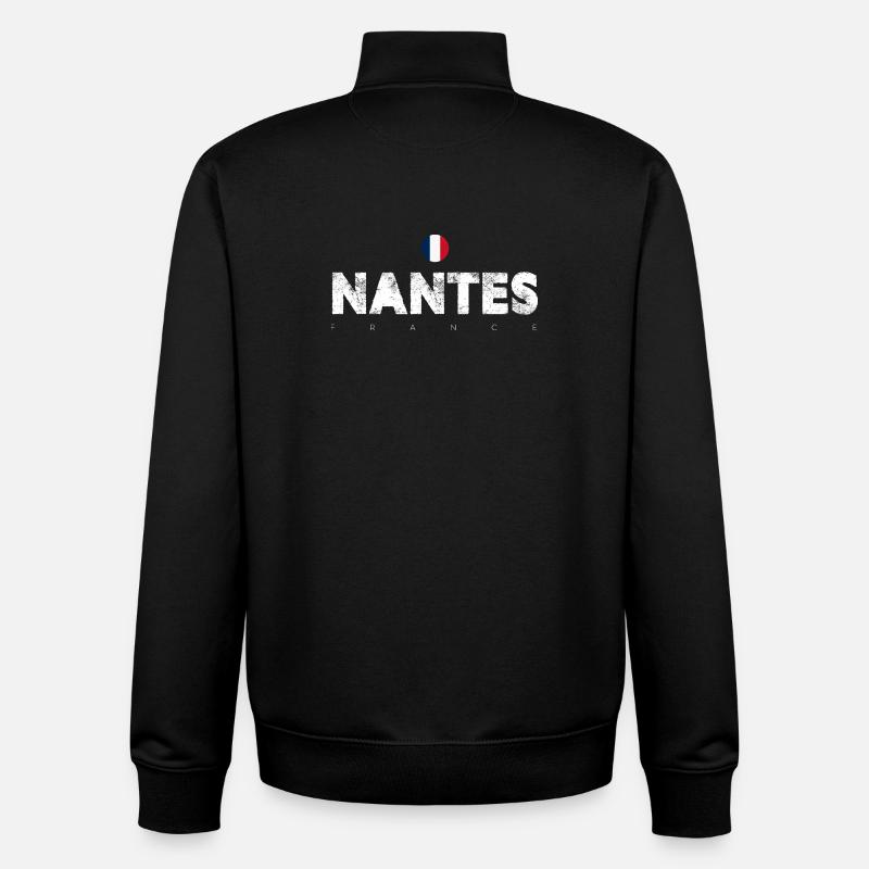 Nantes - Unisex Organic Zip Sweatshirt von Stanley/Stella - Schwarz