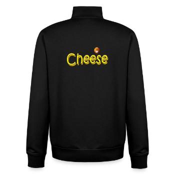 fromage - Sweat zippé unisexe en coton bio Stanley/Stella - noir - Dos - AI Model Male 185 light (185cm)